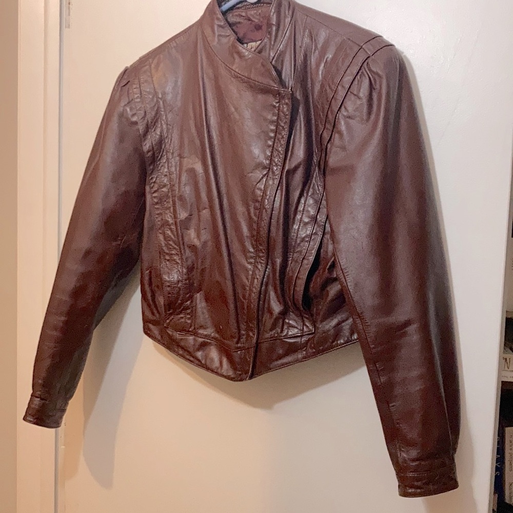 Vintage 80’s leather jacket